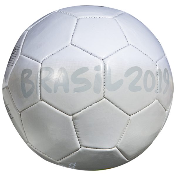 Pelota #5 Copa América, color plata