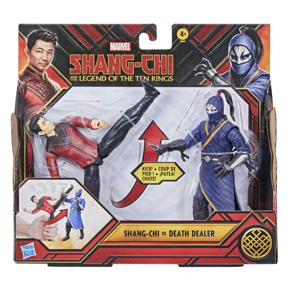 Figura Shang Chi vs Death Dealer de Marvel