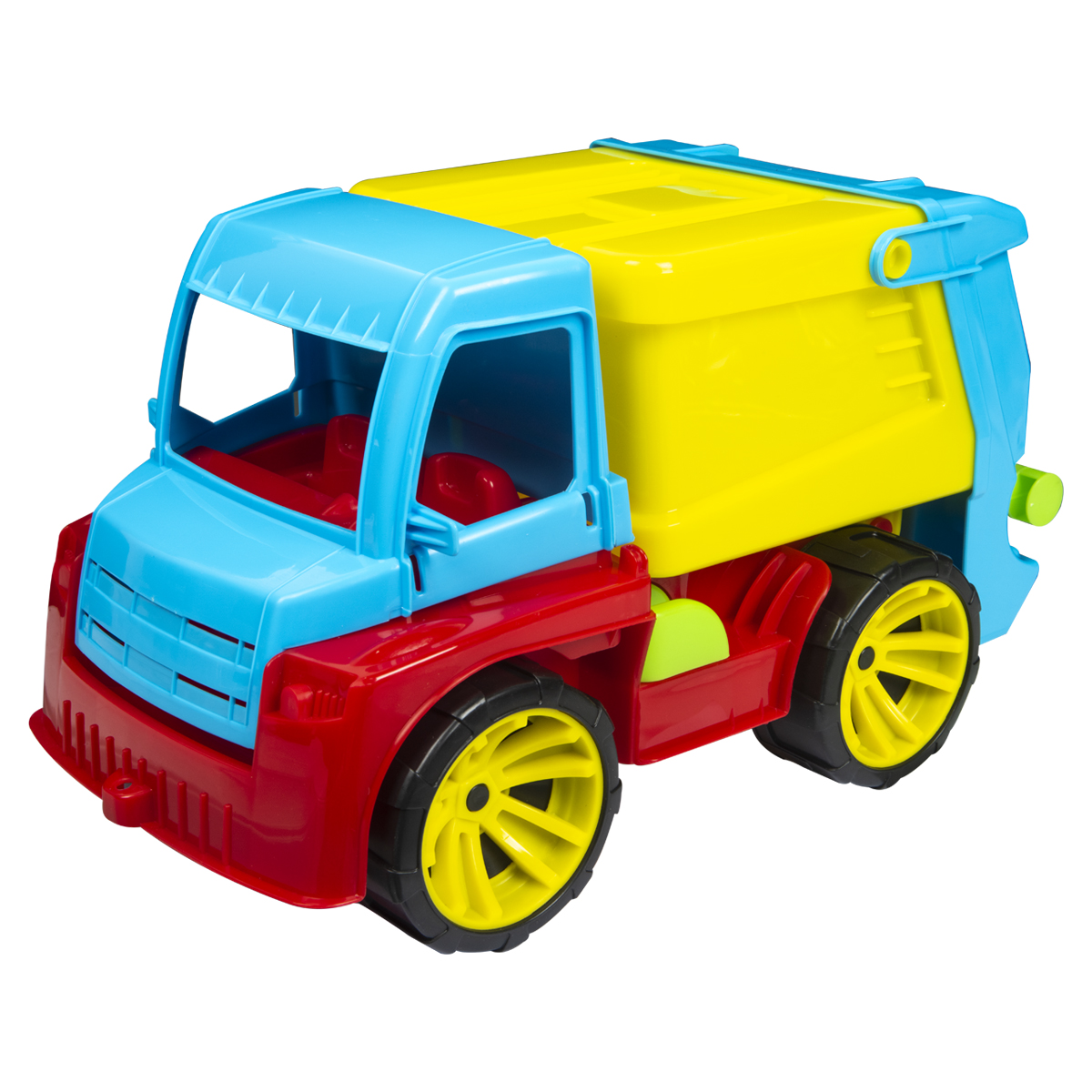 Carro de la basura de juguete sale
