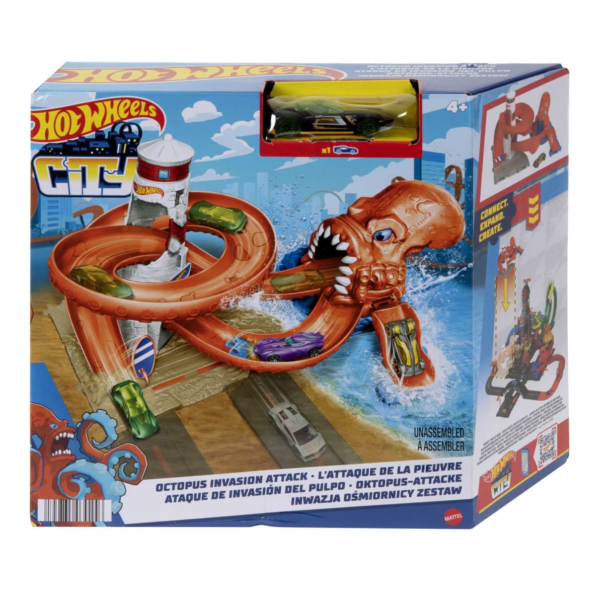 Pista Hot Wheels Ataque de Pulpo Mi Jugueteria