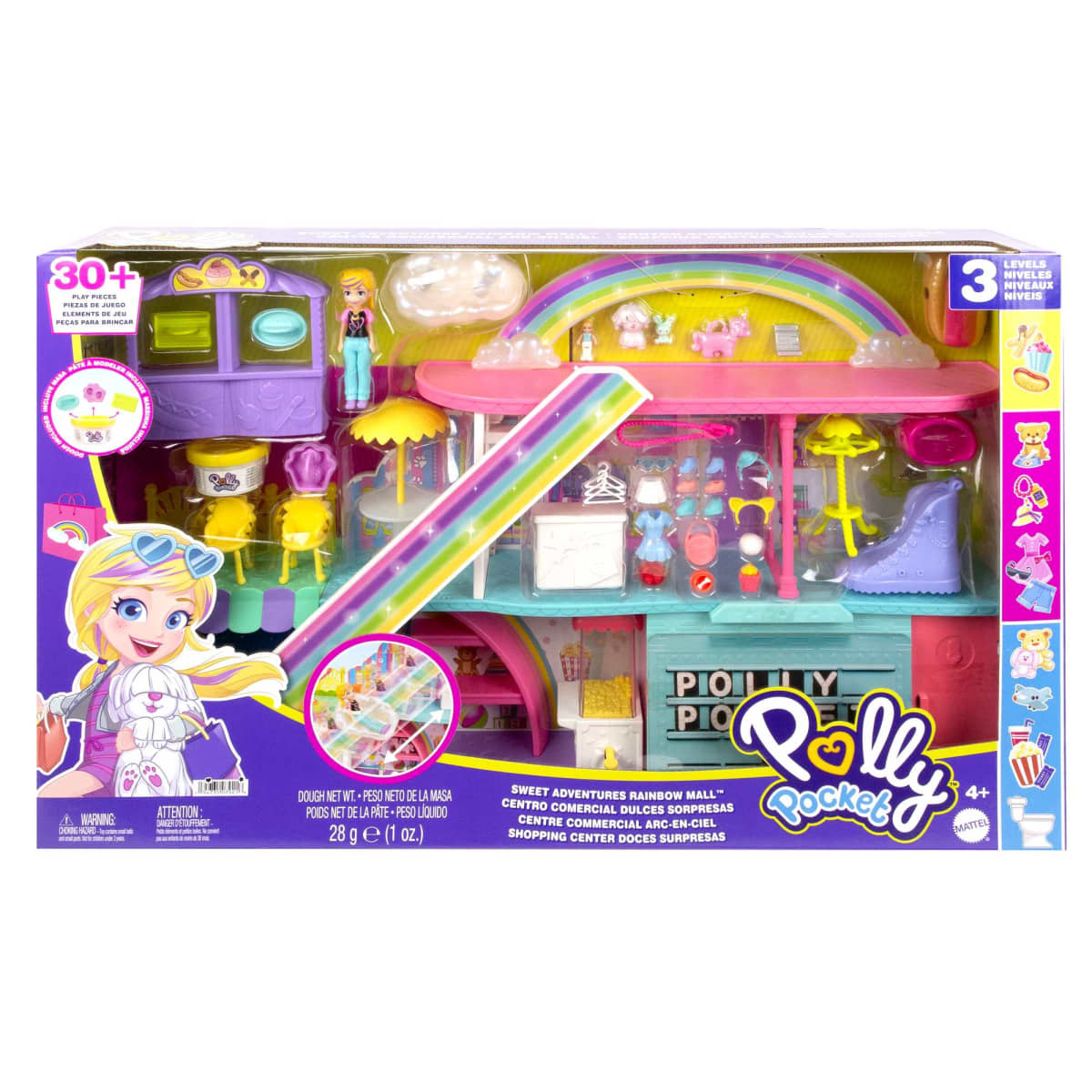 Set Polly Pocket Centro Comercial Dulce Sorpresa Mi Jugueteria