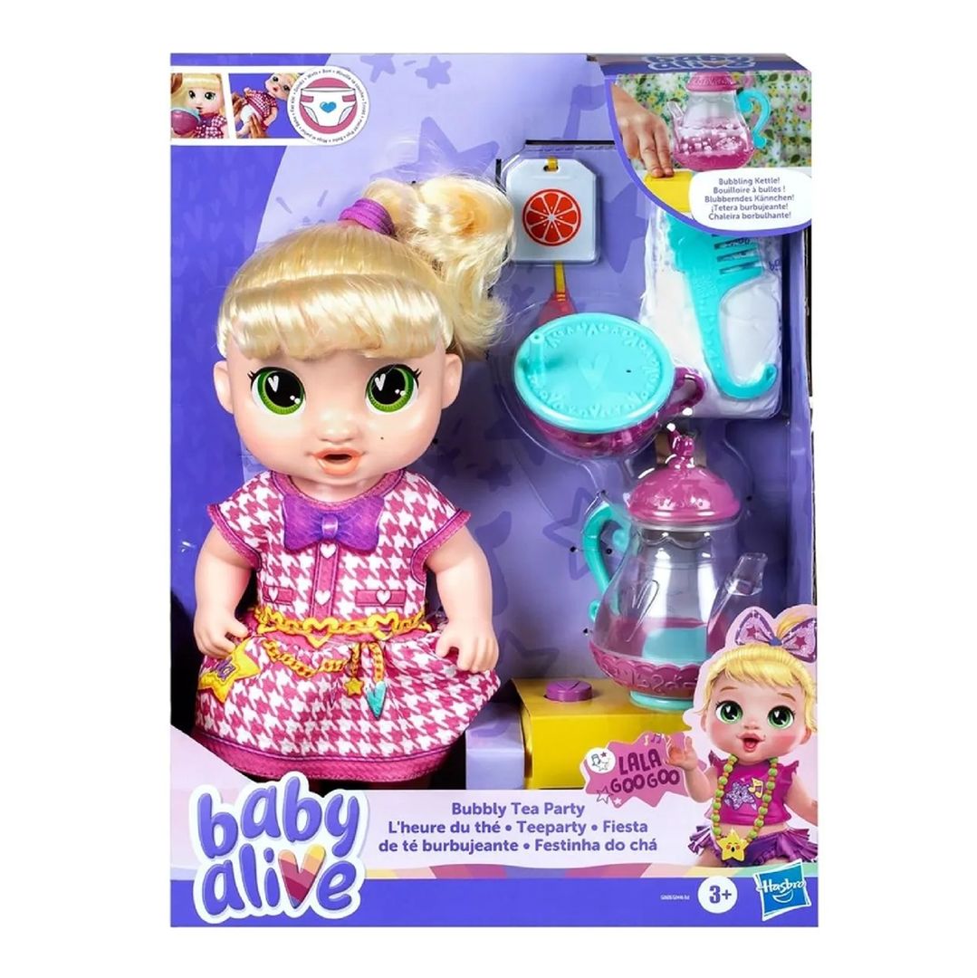 MUÑECA BABY ALIVE BUBBY TEA PARTY