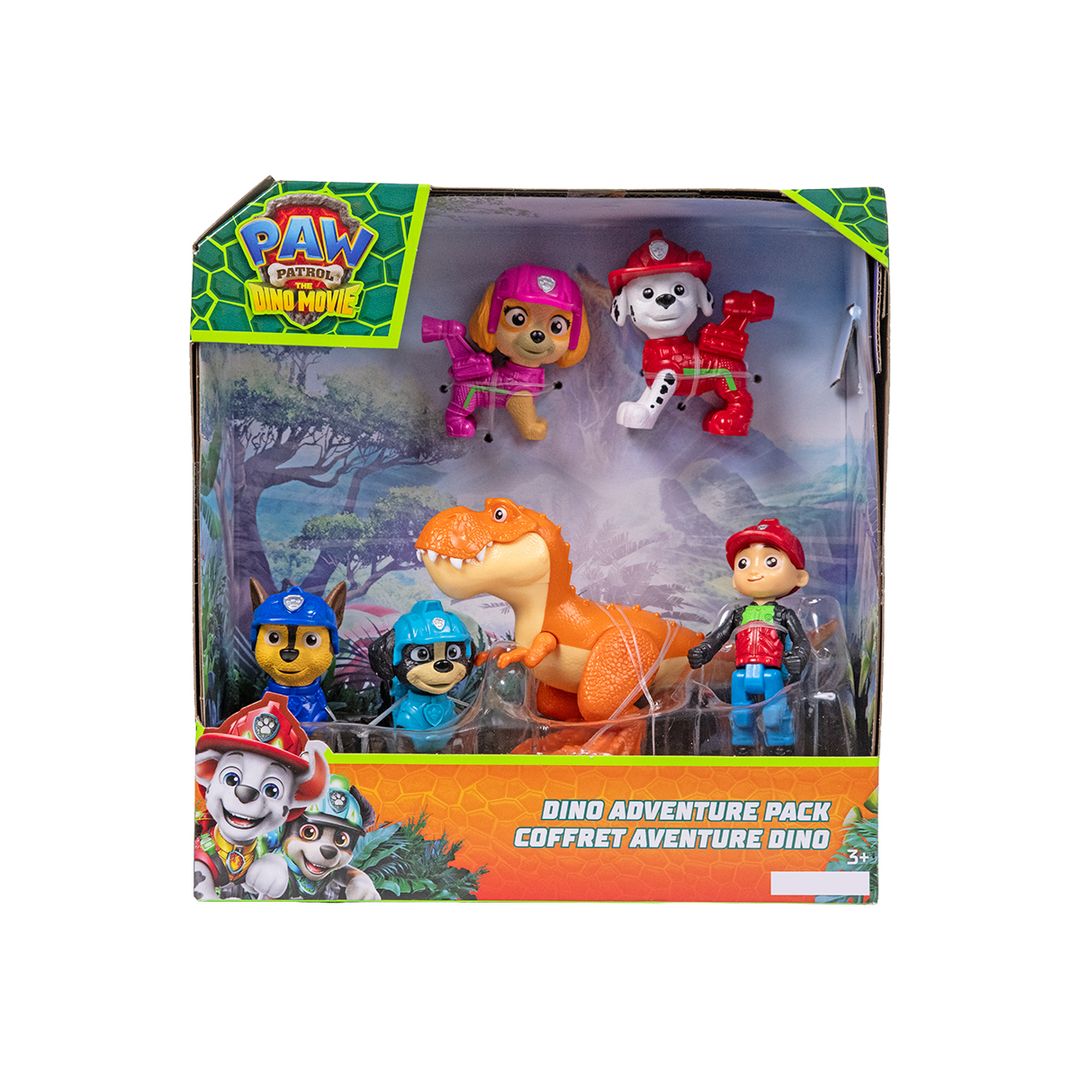 Set 6 Figuras Paw Patrol La Dino Película