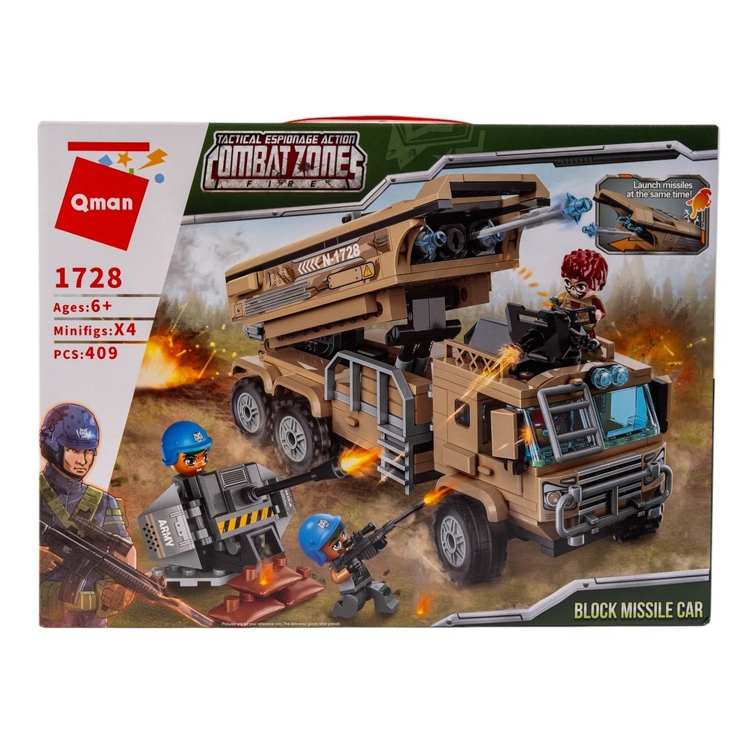 BLOQUES P/ARMAR VEHICULO MILITAR