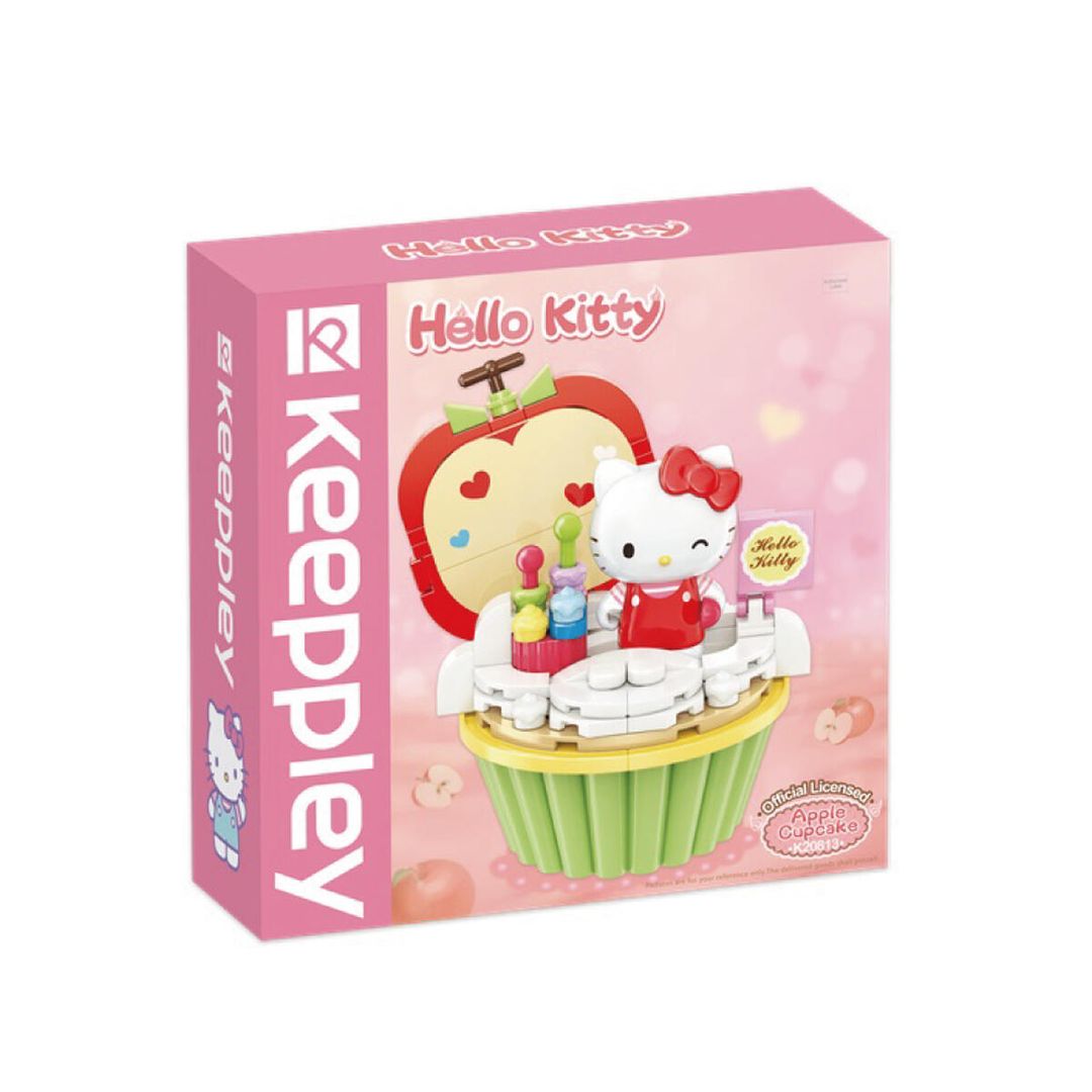 BLOQUES P/CONSTRUIR CUPCAKE-HELLO KITTY