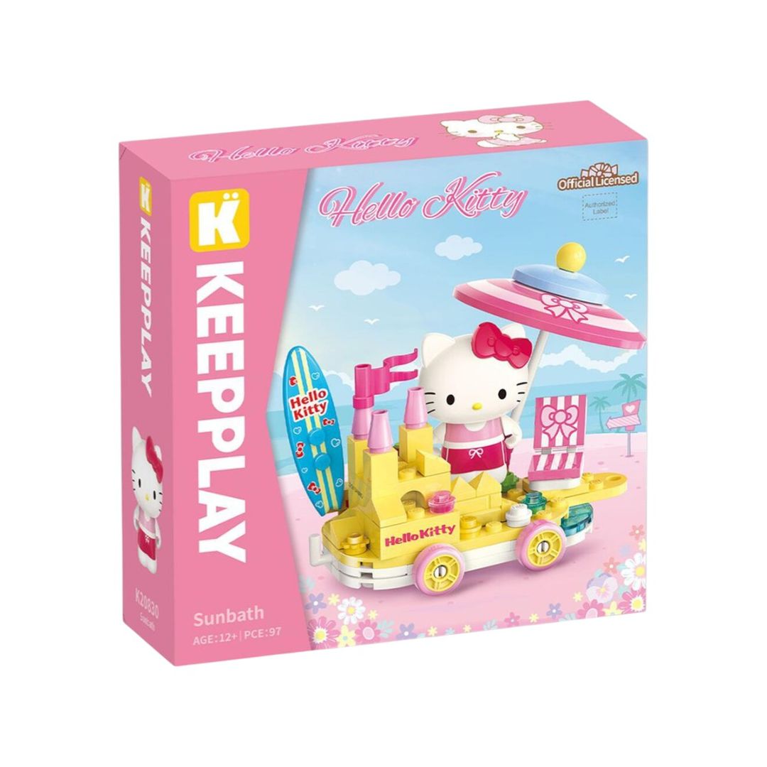 SET P/CONSTRUIR FIG HELLO KITTY SUNBATH