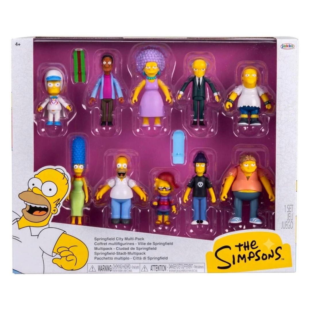 Set 10 Figuras The Simpsons 6cm